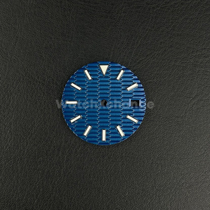 28.5mm Blue Watch Dial for SEIKO NH35 Watch Movement Parts