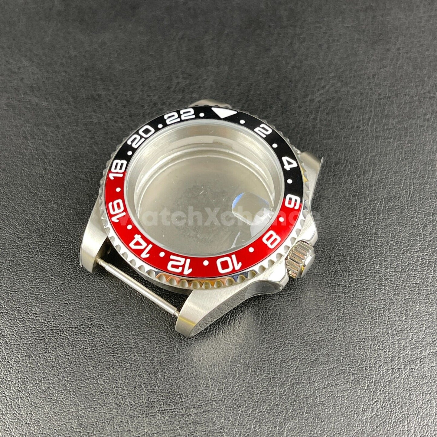 Diver 40mm SUB Watch Case fit NH35A NH36 10ATM Silver Colour Solid Back Sapphire