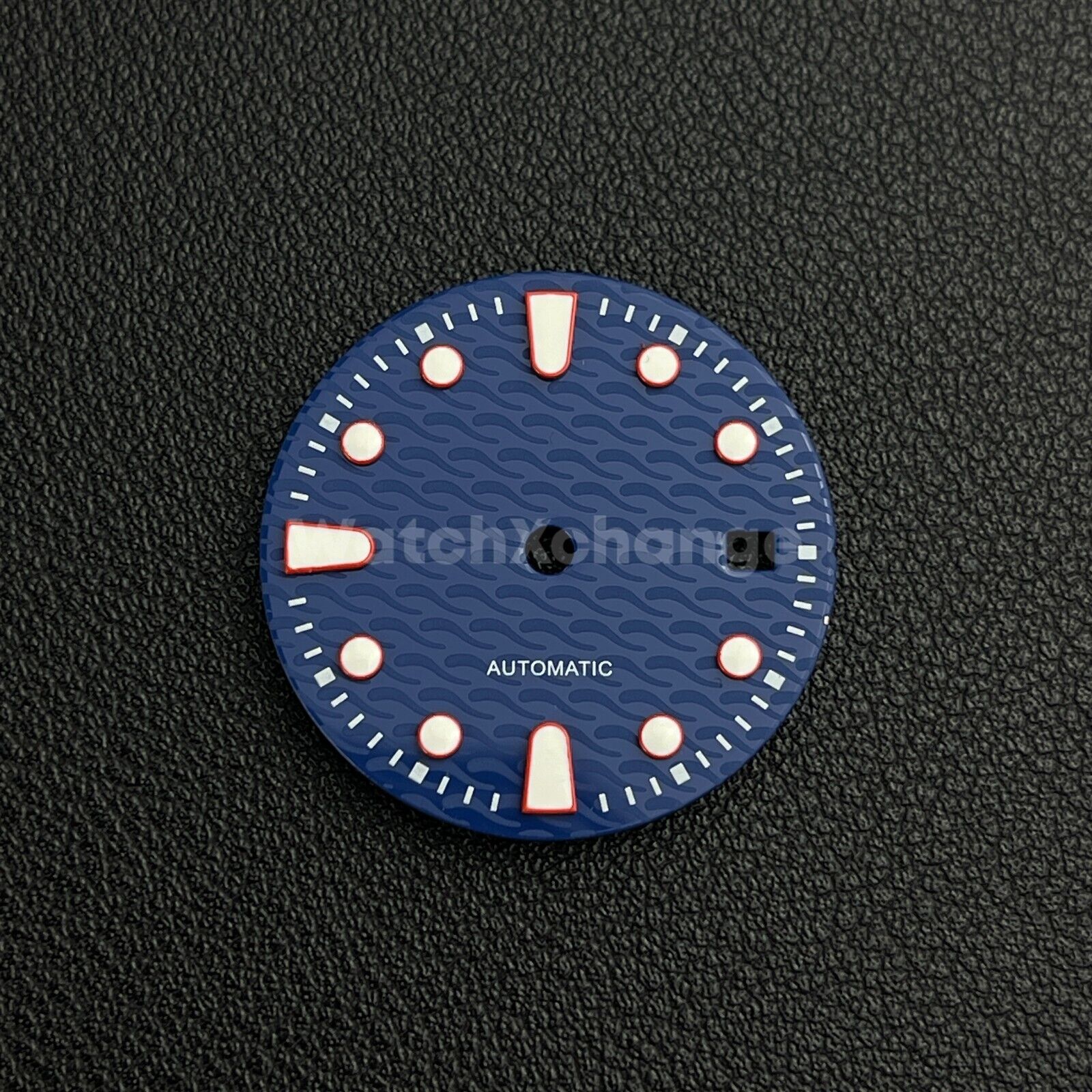 29mm Blue Wave Wavy Texture Watch Dial for 2813 8215 8200 821A Movements