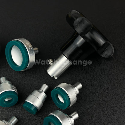 Rubber Watch Case Opener Suction Dies Tool Repair for Screw Back Cases With 8Pc