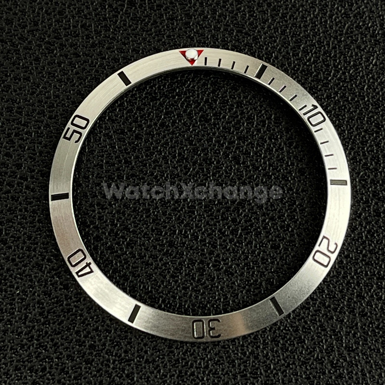 34mm Silver Aluminium SUB Bezel Insert For Seiko Rolex Tudor Divers Watch