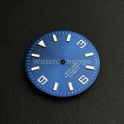 29mm Dark Blue Watch Dial for SEIKO NH35 NH36 Watch Movement Parts