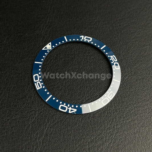 Blue Ceramic bezel insert 38mm Rolex Seiko SKX SRPD Omega