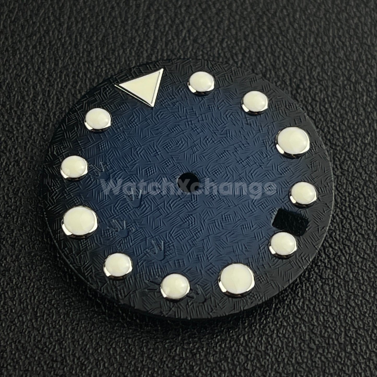 28.5mm Blue & White Watch Dial Face for SEIKO NH35 Movement