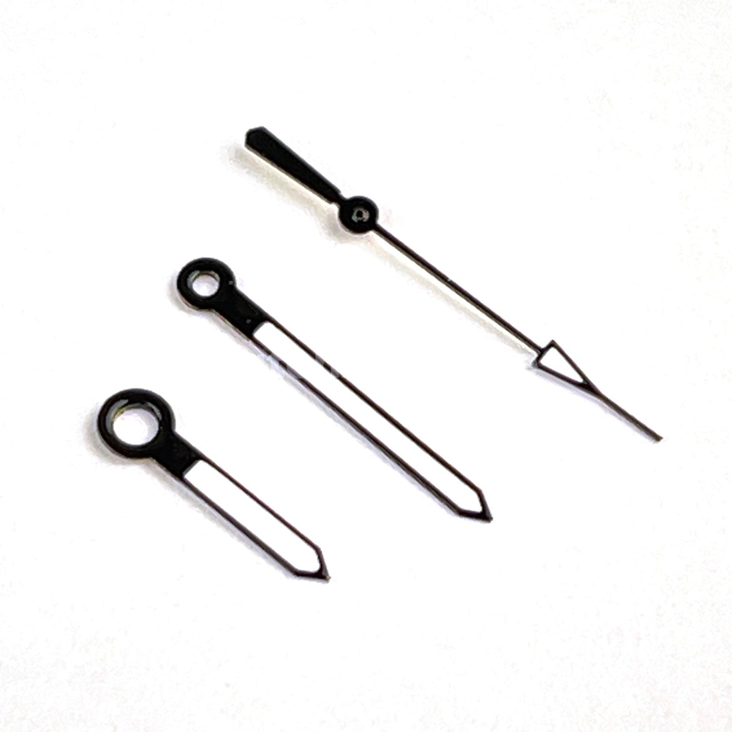 Black & White Watch Hands For SEIKO NH35 NH36 Movements Style Triangle End