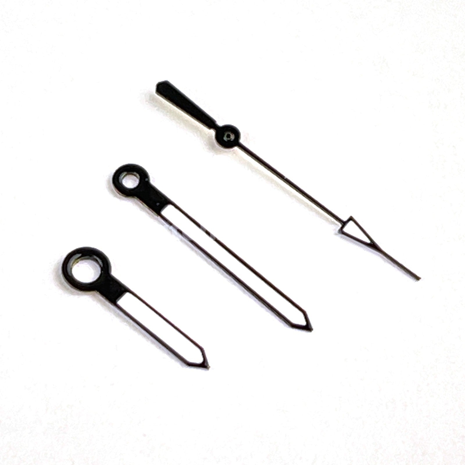 Black & White Watch Hands For SEIKO NH35 NH36 Movements Style Triangle End