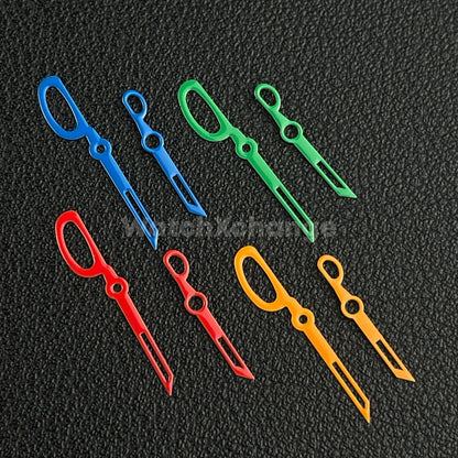 Scissor Watch Hands For SEIKO NH35A/36/4R/7S Movements Blue Red Orange Green