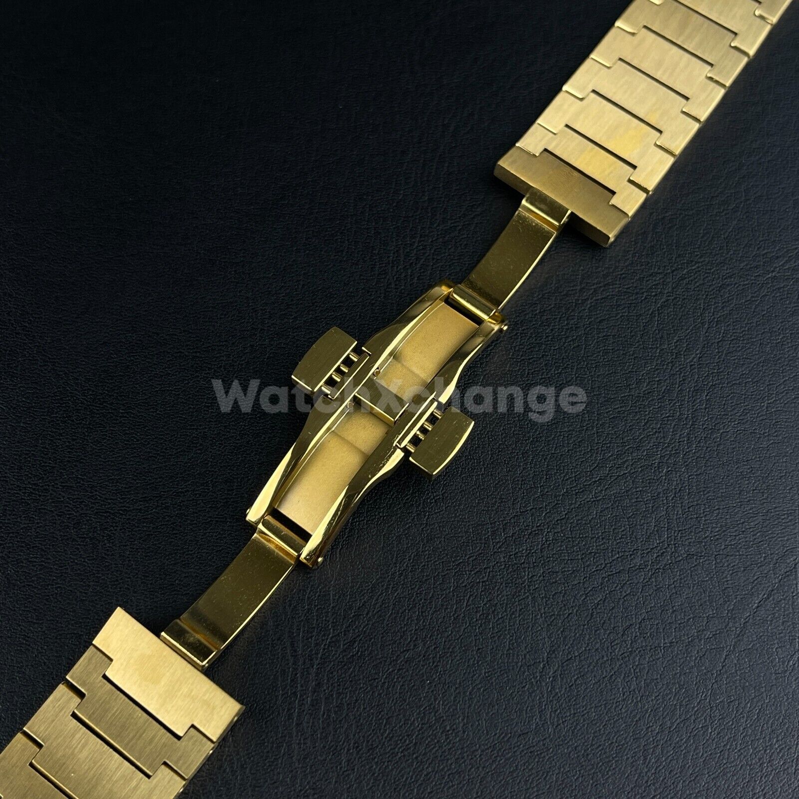 12mm Gold Steel Metal Watch Band Strap For Tissot PRX 40mm Case Bracelet