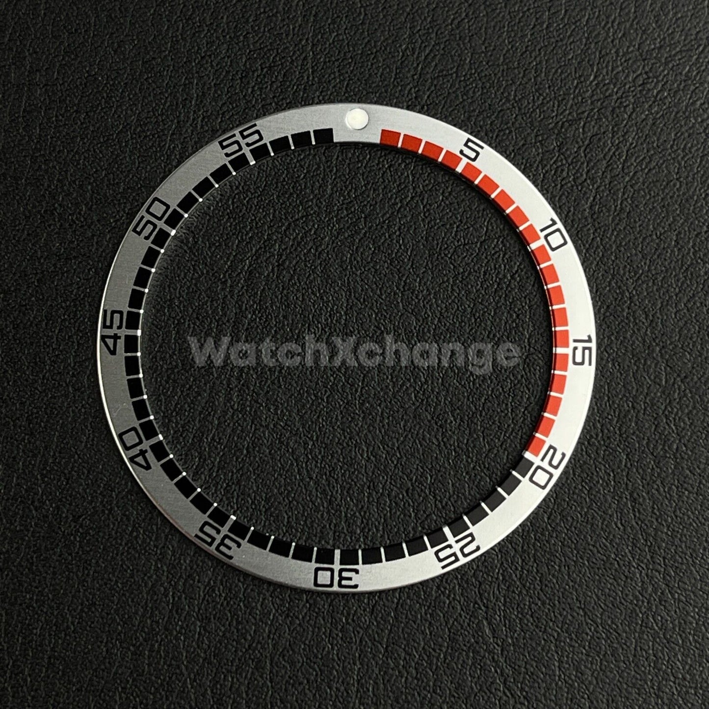 Silver 38mm Flat Aluminium Bezel Insert For Diver Watch Seiko Mod SKX SRPD