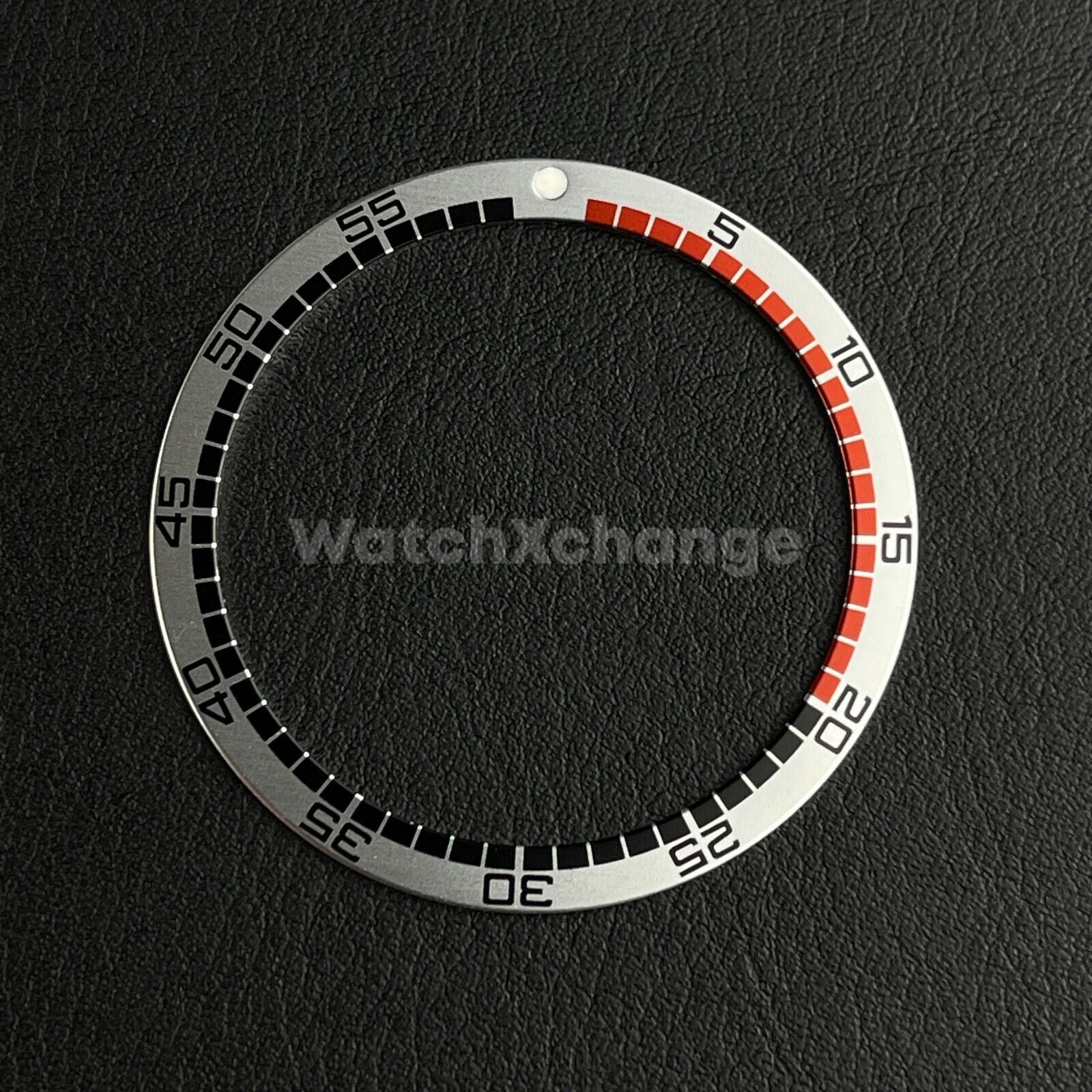 Silver 38mm Flat Aluminium Bezel Insert For Diver Watch Seiko Mod SKX SRPD