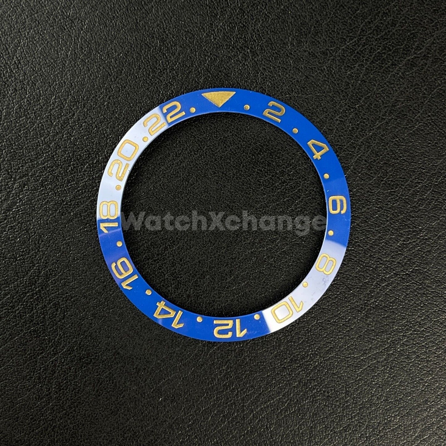 38mm Ceramic bezel insert Blue GMT Curved For Rolex Seiko SKX SRPD