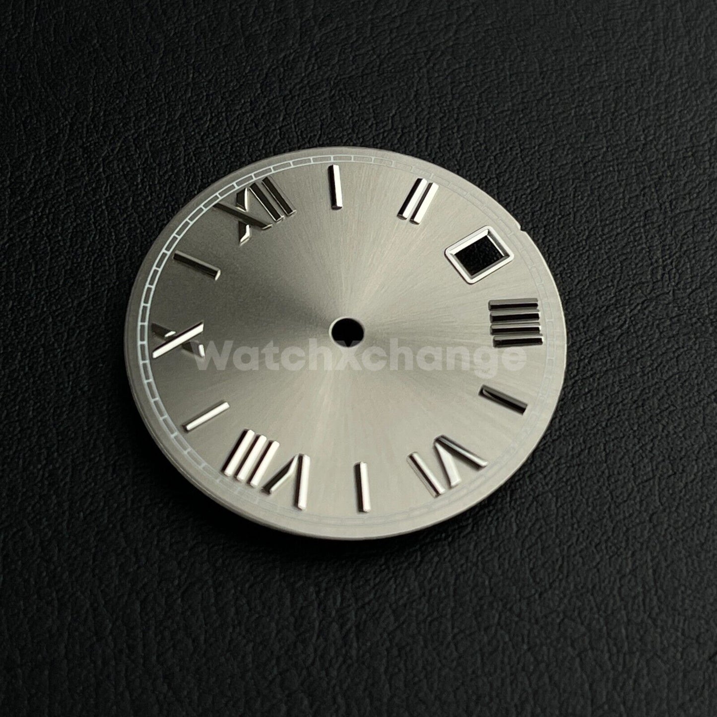 28.5mm Grey & Silver Watch Dial for SEIKO NH35 NH36 Watch Movement
