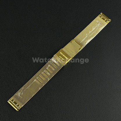 Gold Milanese Mesh Watch Strap Band Stainless Steel Metal 6mm - 18mm