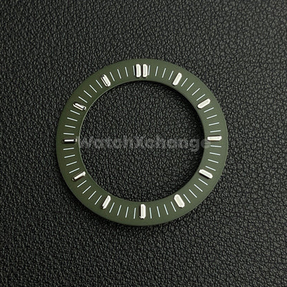 Green 31mm Skeleton Dial Face Fit For NH35 NH36 NH70 Movement Watch Part