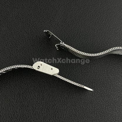 Silver Milanese Mesh Watch Strap Band Stainless Steel Metal 6mm - 18mm