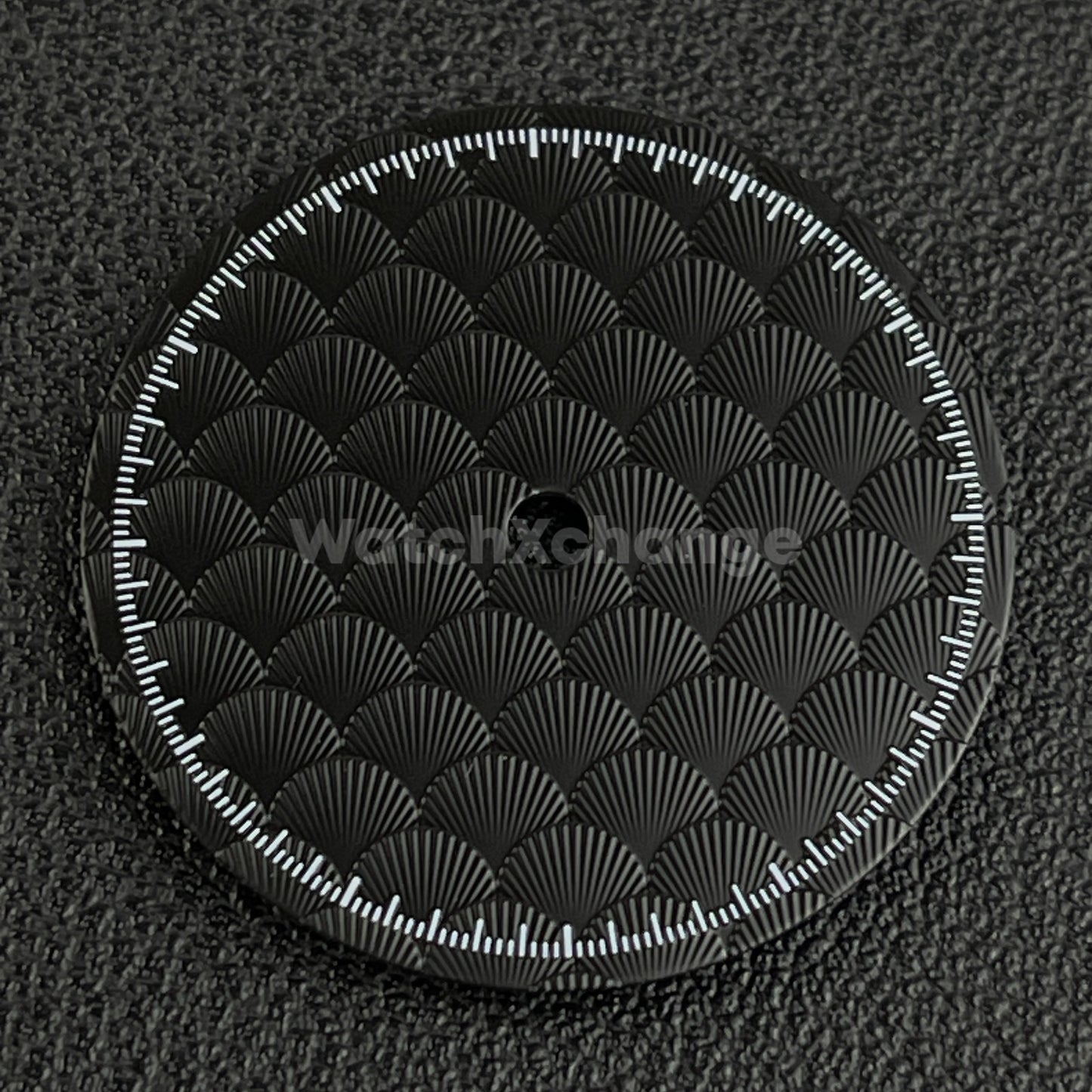 28.5mm Black Shell Texture Watch Dial Face for SEIKO NH35 NH36 Movements