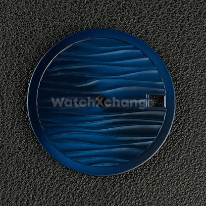 28.5mm Blue Wave Texture Watch Dial Face for SEIKO NH35 NH36 Movements Parts