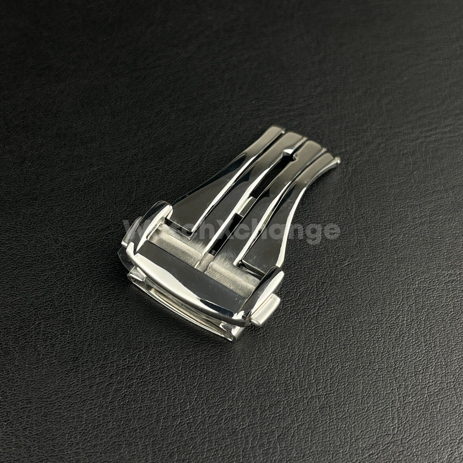 Silver Stainless Steel Deployment Clasp For Omega Seamaster Watch 16 18 20mm