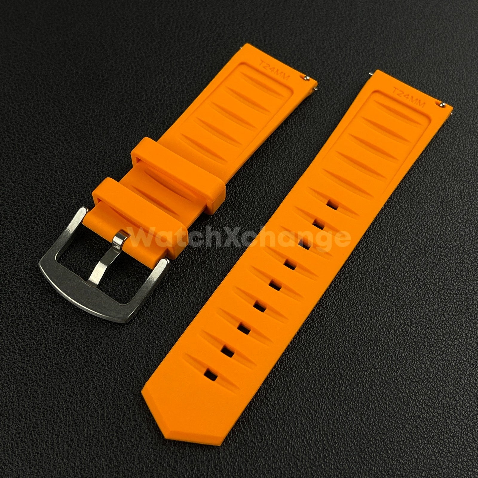 Orange Silicone Watch Strap For TAG HEUER F1 Rubber 18 20mm 22mm 24mm Wrist Band