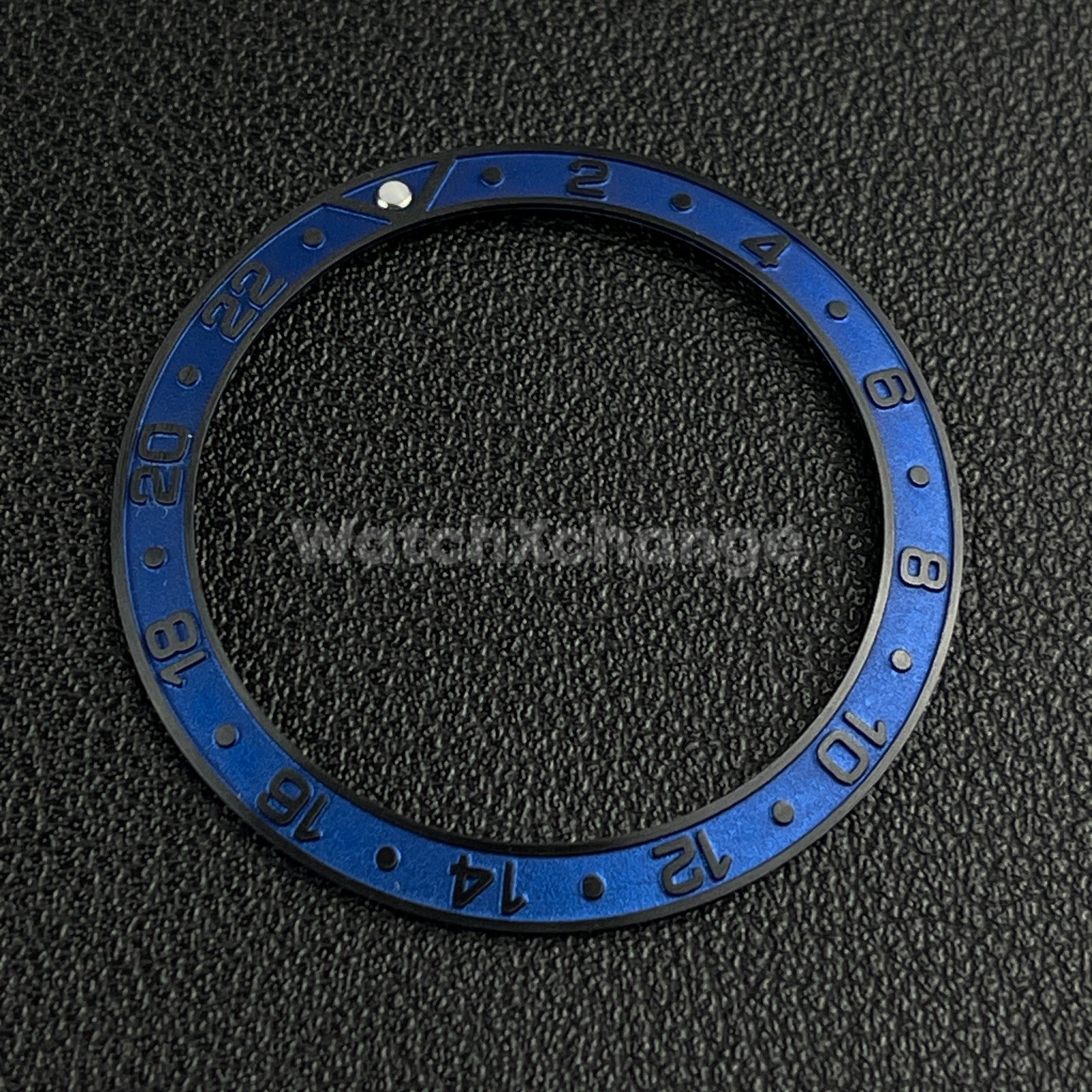 Blue & Black 38mm Sloping Bezel Insert For Watch GMT Seiko Rolex SKX007 SRPD