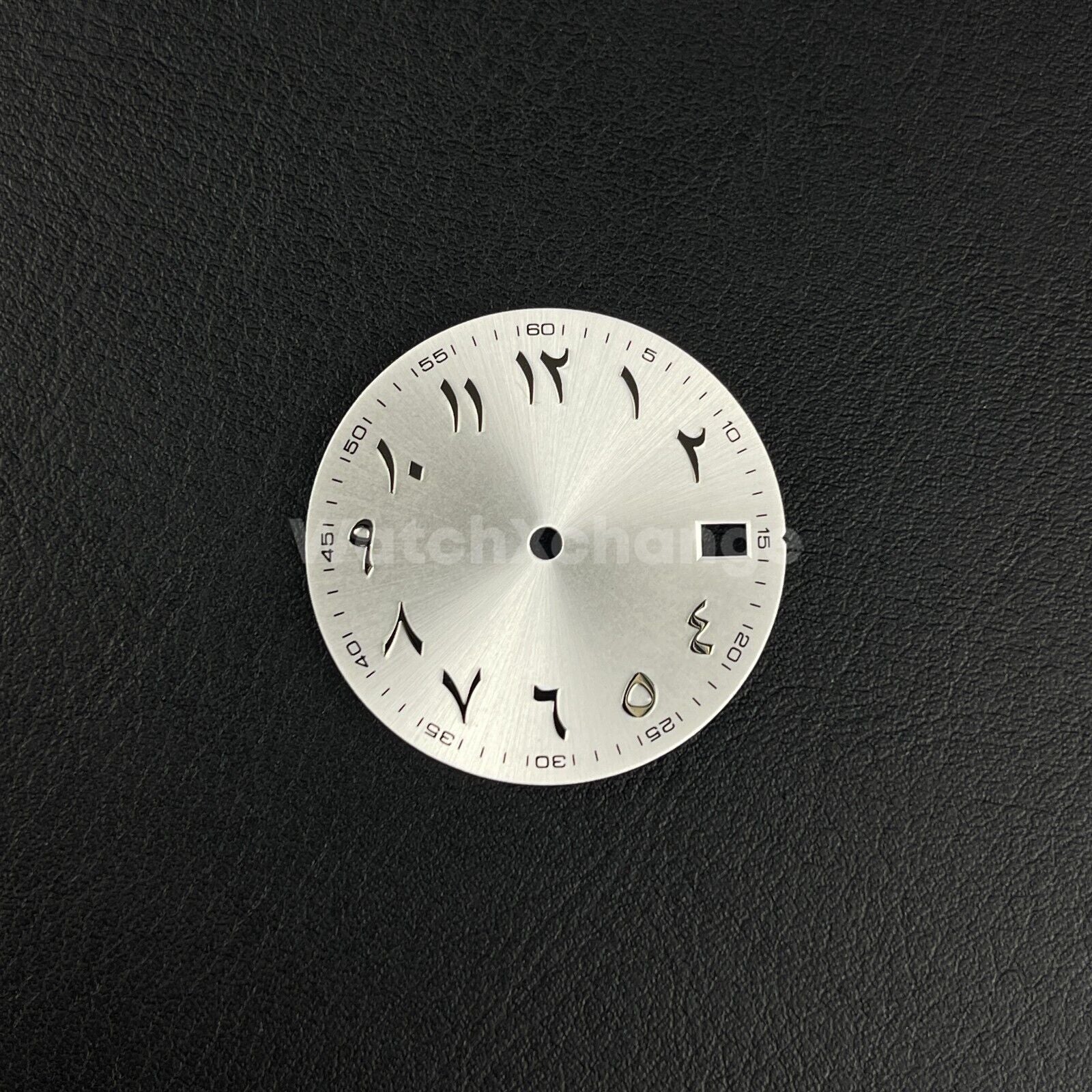 28.5mm White Silver Arabic Watch Dial NH35 NH36 Movement Professional