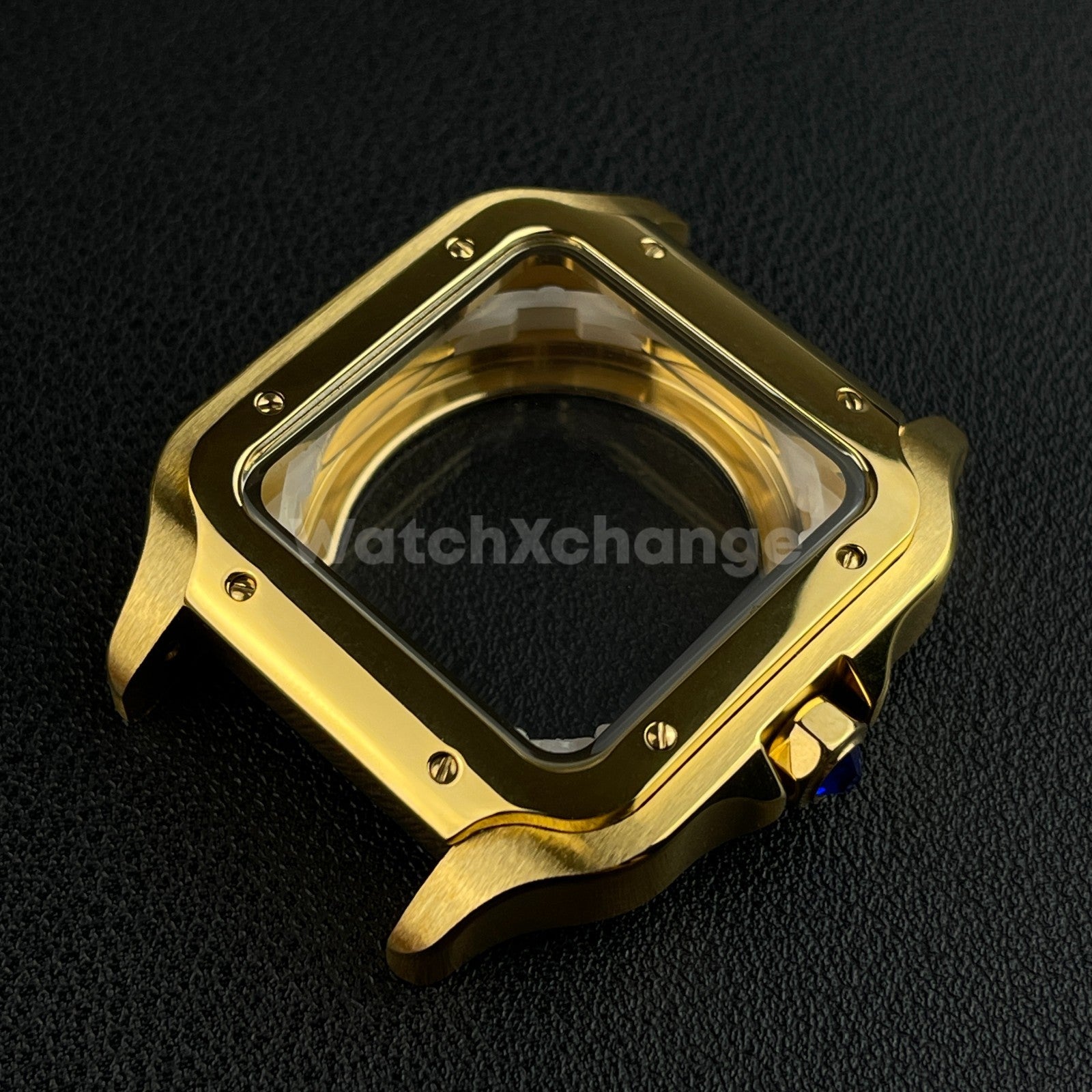 38mm Square Watch Case Stainless Steel NH35 4R35 NH36 4R36 Movements