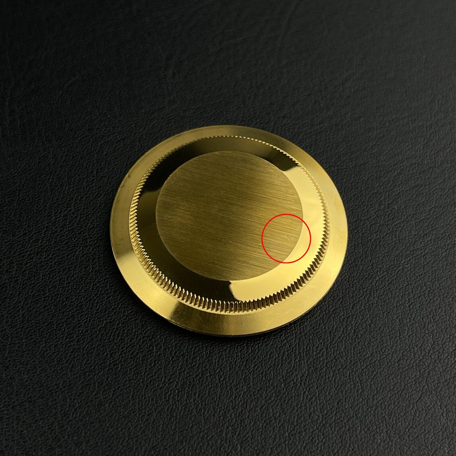 Gold Watch Back Cover 35.5mm for NH35 40MM SUB/Yacht /39.5MM Retro Case