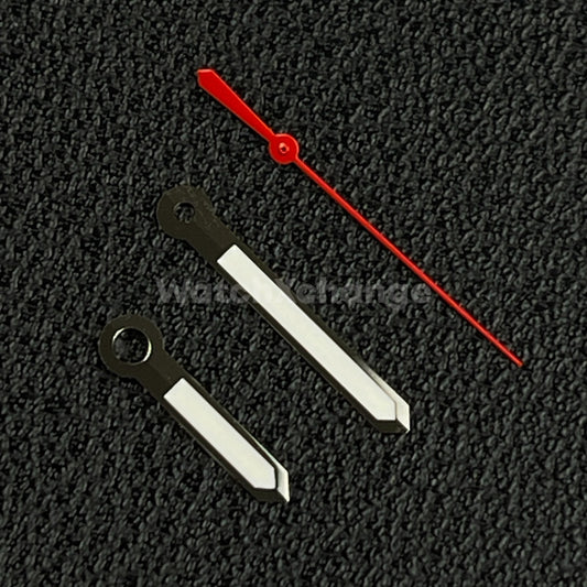 Red & Silver Watch Hands For SEIKO NH34 NH35 NH36 NH38 NH39 NH70 Movements