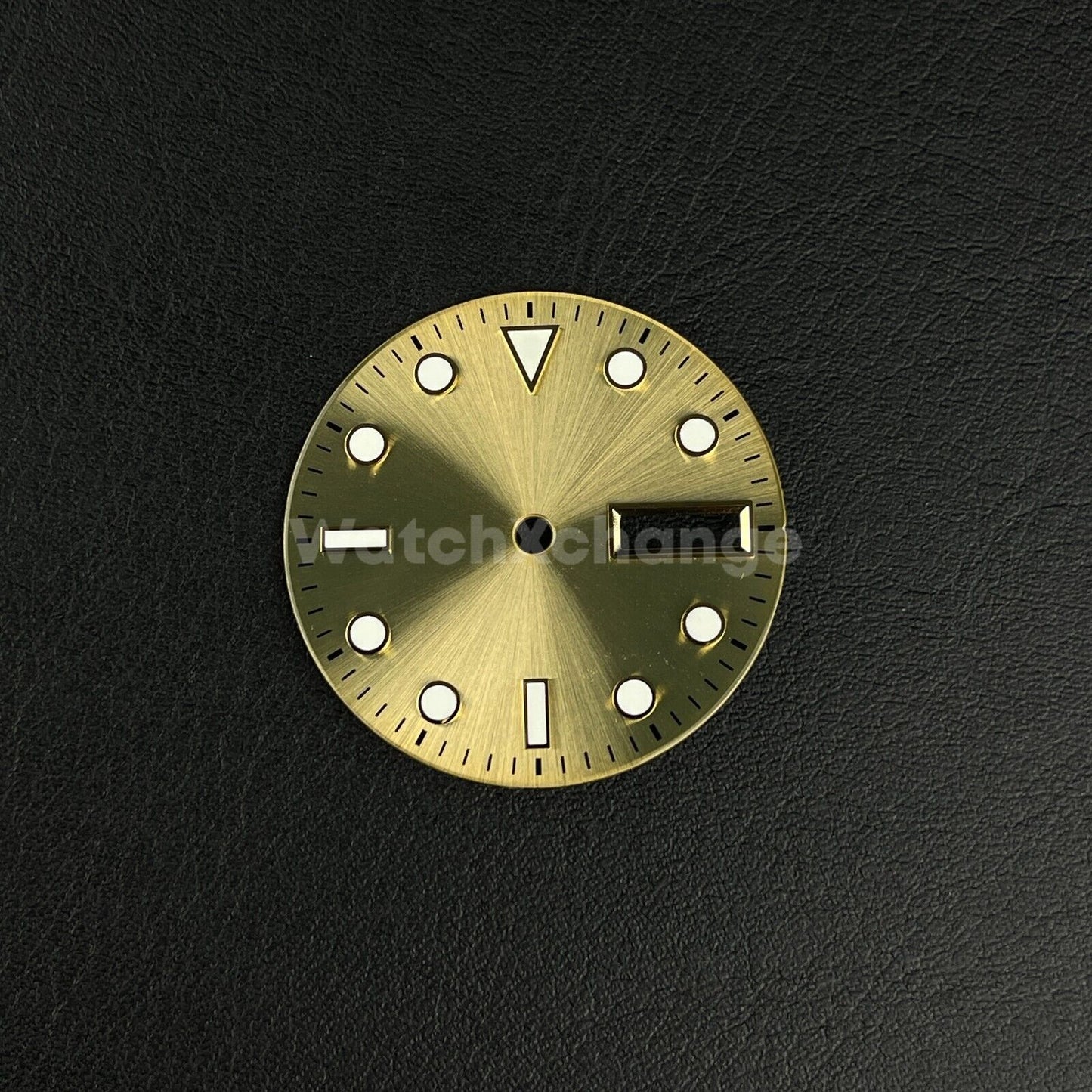 28.5mm Gold Watch Dial for SEIKO NH36 Watch Movement Parts