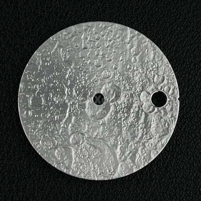 28.5mm Silver Moon Texture Watch Dial for SEIKO NH35 NH36 Movement