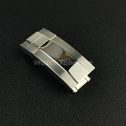 Replacement Clasp/Buckle fit Rolex DAYTONA GMT SUBMARINER Two Tone Silver 9/16mm