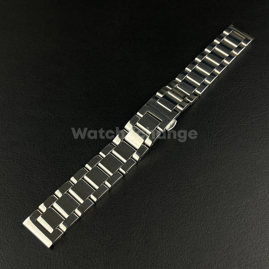 Universal Watch Strap Metal Stainless Steel Band Bracelet Silver 18mm-26mm