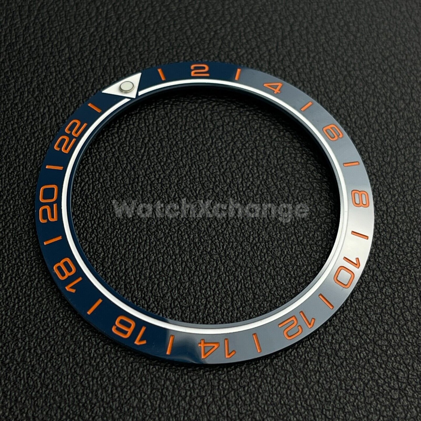 Blue & Orange Ceramic Bezel Insert 41.5mm for Rolex Seiko SKX SRPD Omega