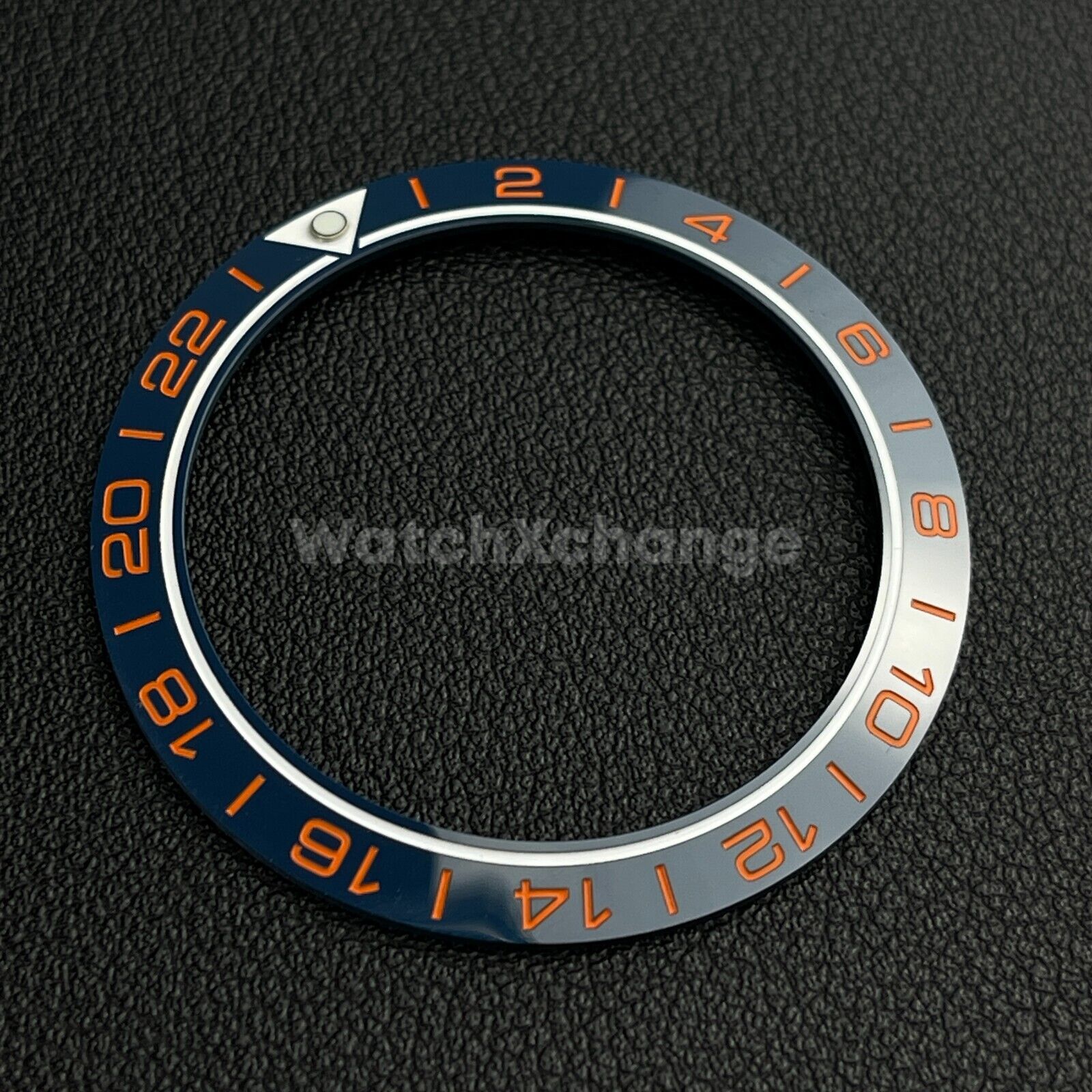 Blue & Orange Ceramic Bezel Insert 41.5mm for Rolex Seiko SKX SRPD Omega