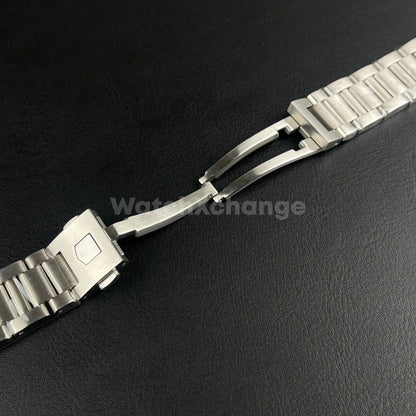 22mm Stainless Steel fit TAG Heuer Carrera Silver Watch Strap Band Bracelet