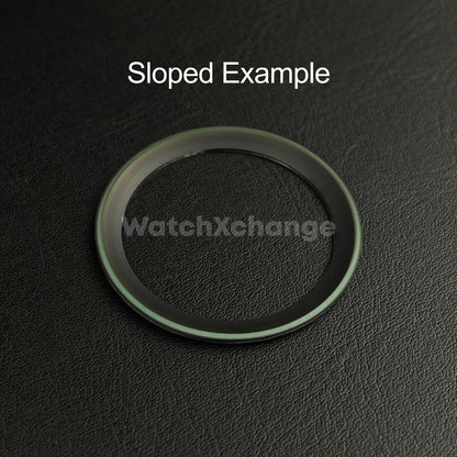 38mm Ceramic Arabic Bezel insert Green Gold For Rolex Seiko SKX SRPD