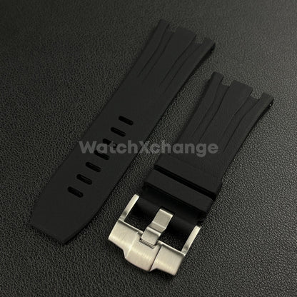 For Audemars Piguet Royal Oak Offshore 44mm Case 30mm Black Rubber Watch Strap