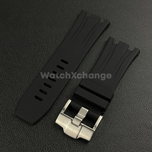 For Audemars Piguet Royal Oak Offshore 44mm Case 30mm Black Rubber Watch Strap