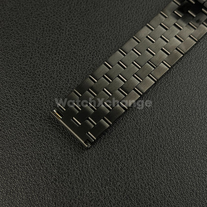 Black Stainless Steel Super Engineer Watch Band Bracelet For Seiko 18mm - 24mm