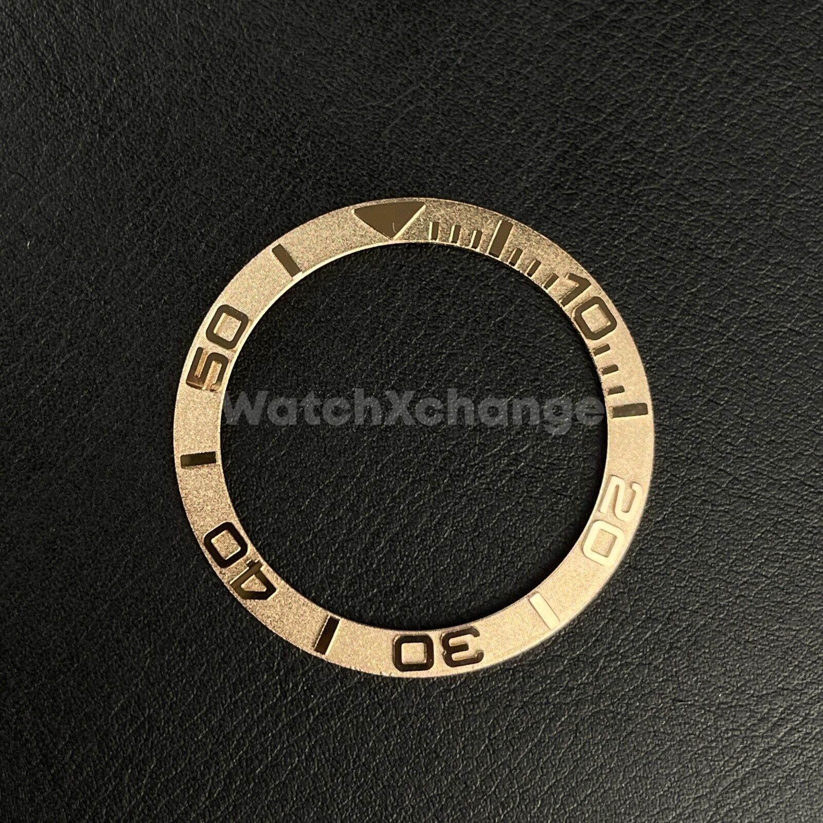38mm Gold Metal Bezel insert Ring Yachtmaster Rolex Seiko SKX SRPD 