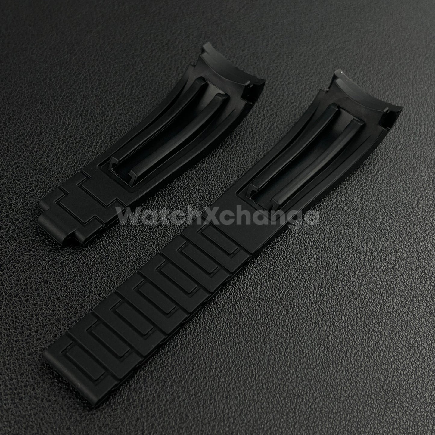 Black 20mm Replacement Submariner GMT Silicone Rubber Watch Strap Band For Rolex