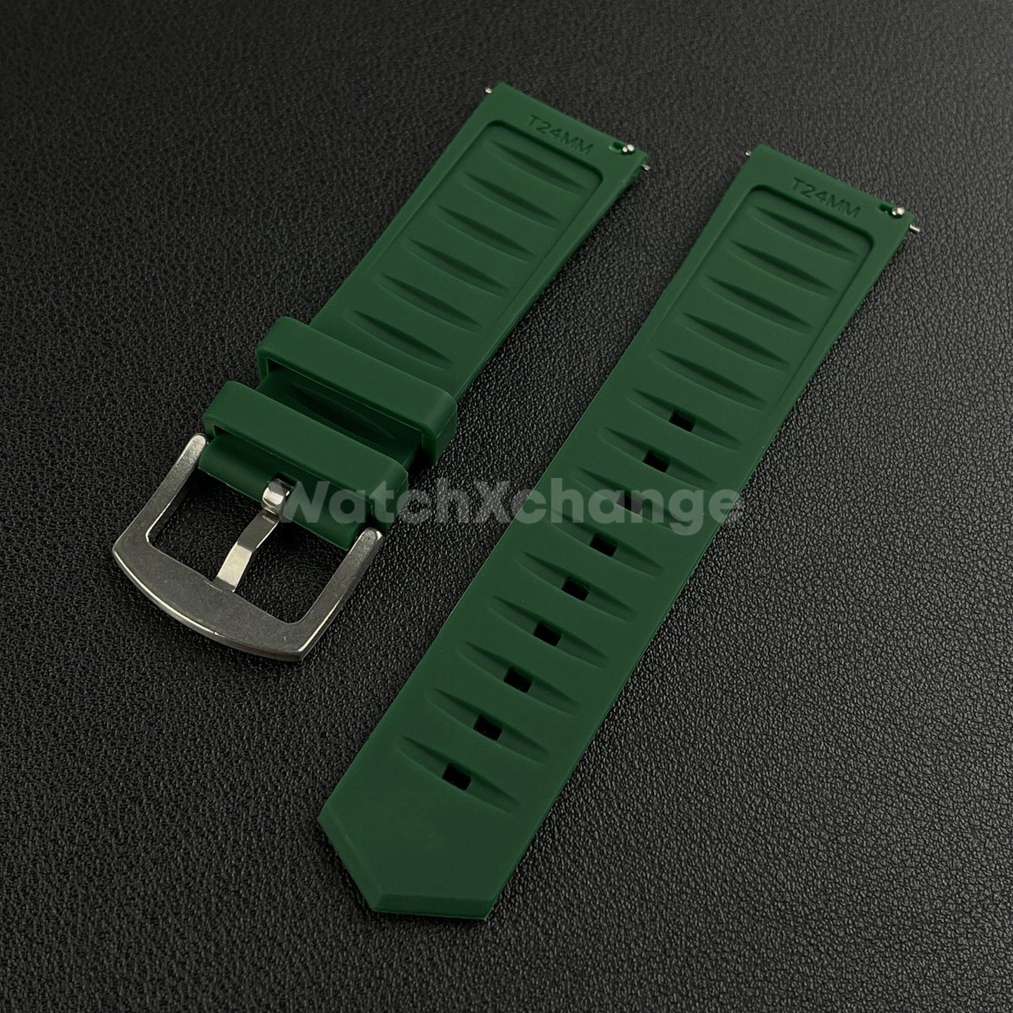 Green Silicone Watch Strap For TAG HEUER F1 Rubber 18 20mm 22mm 24mm Wrist Band