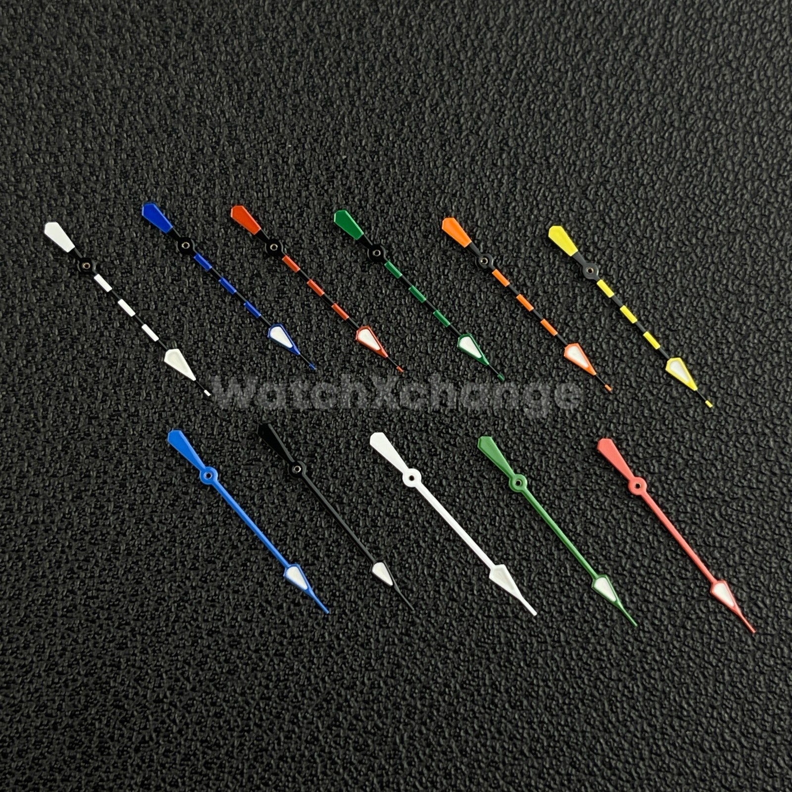 Striped Second Watch Hand For Seiko NH35 NH36 NH70 NH72 Various Colours