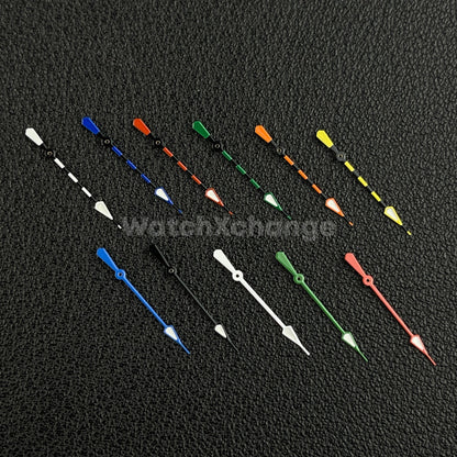 Striped Second Watch Hand For Seiko NH35 NH36 NH70 NH72 Various Colours