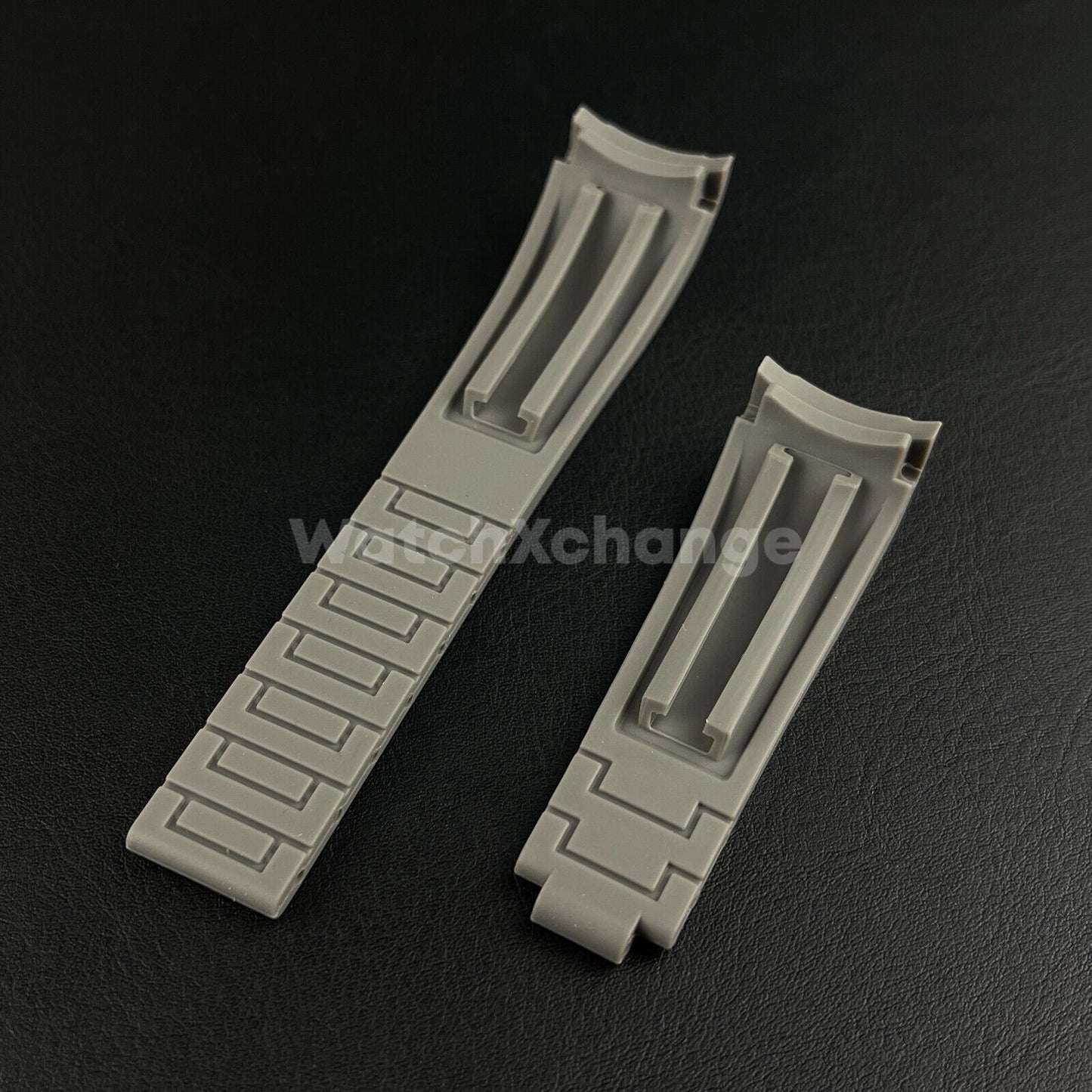 Grey 20mm Replacement Submariner GMT Silicone Rubber Watch Strap Band For Rolex