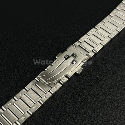 24mm Stainless Steel fit TAG Heuer Carrera Silver Watch Strap Band Bracelet