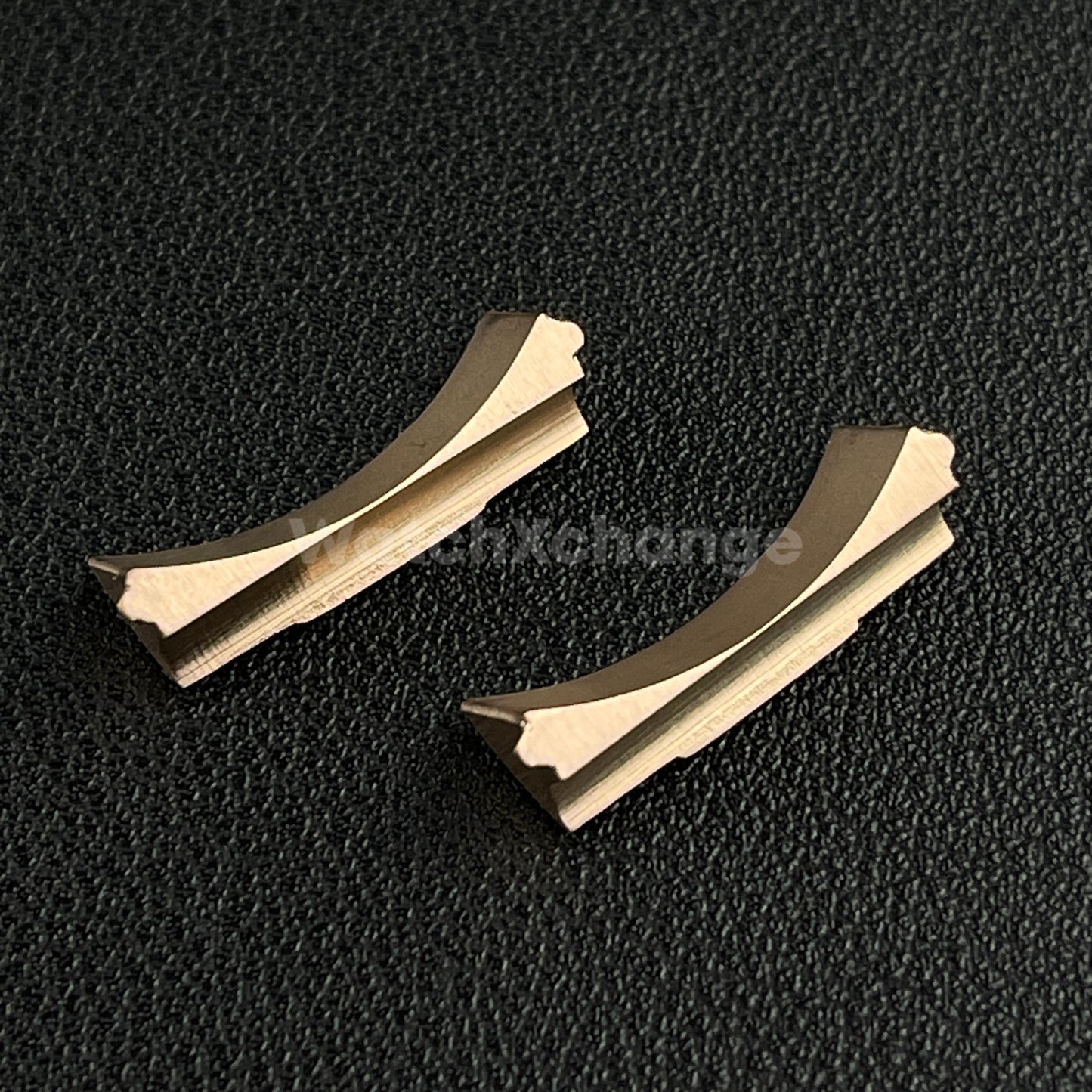 Rose Gold 22mm Curved End Links Watch Band Strap Bracelet Link For Rolex 126600