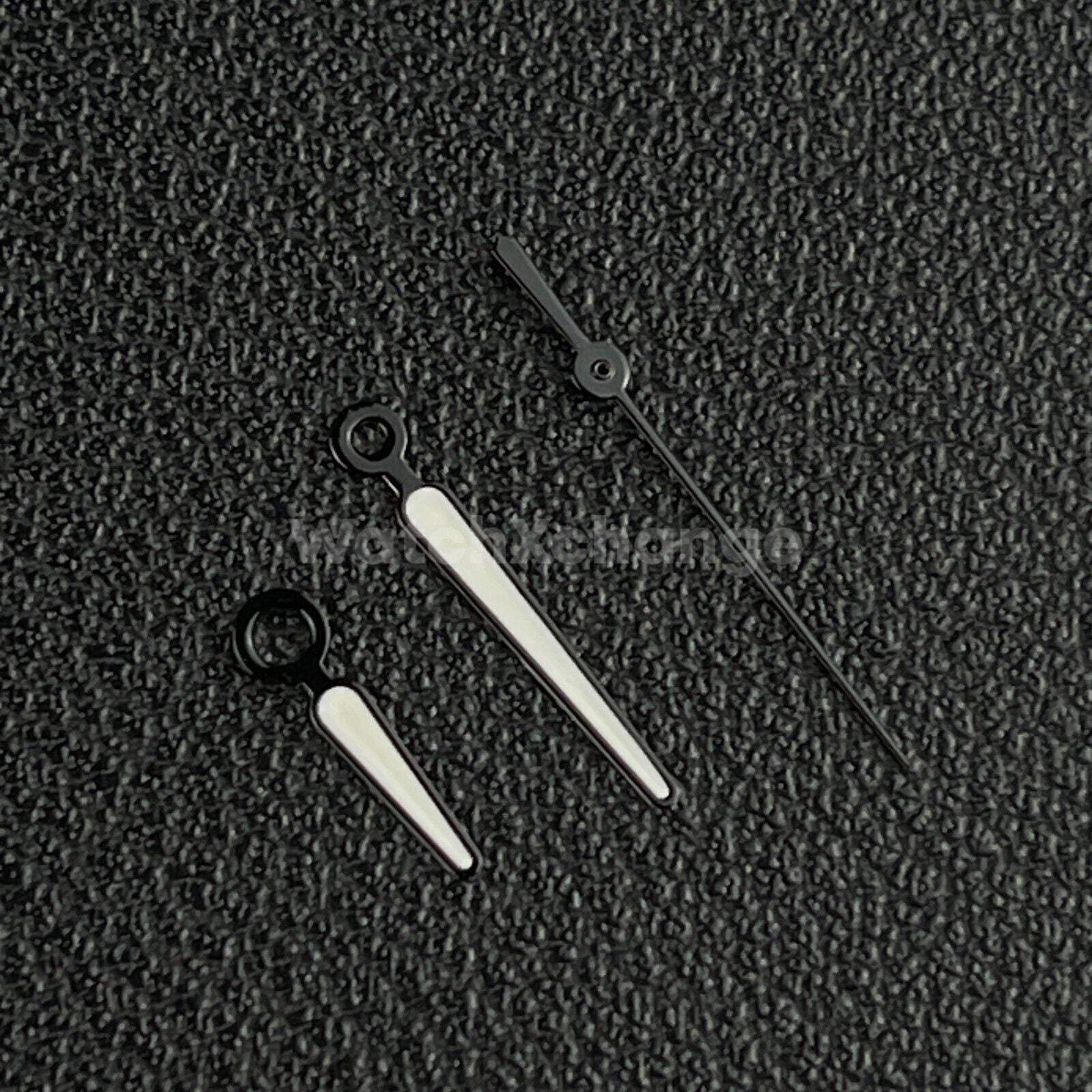 Black & White Watch Hands For SEIKO NH35A/36/4R/7S Movements Luminous