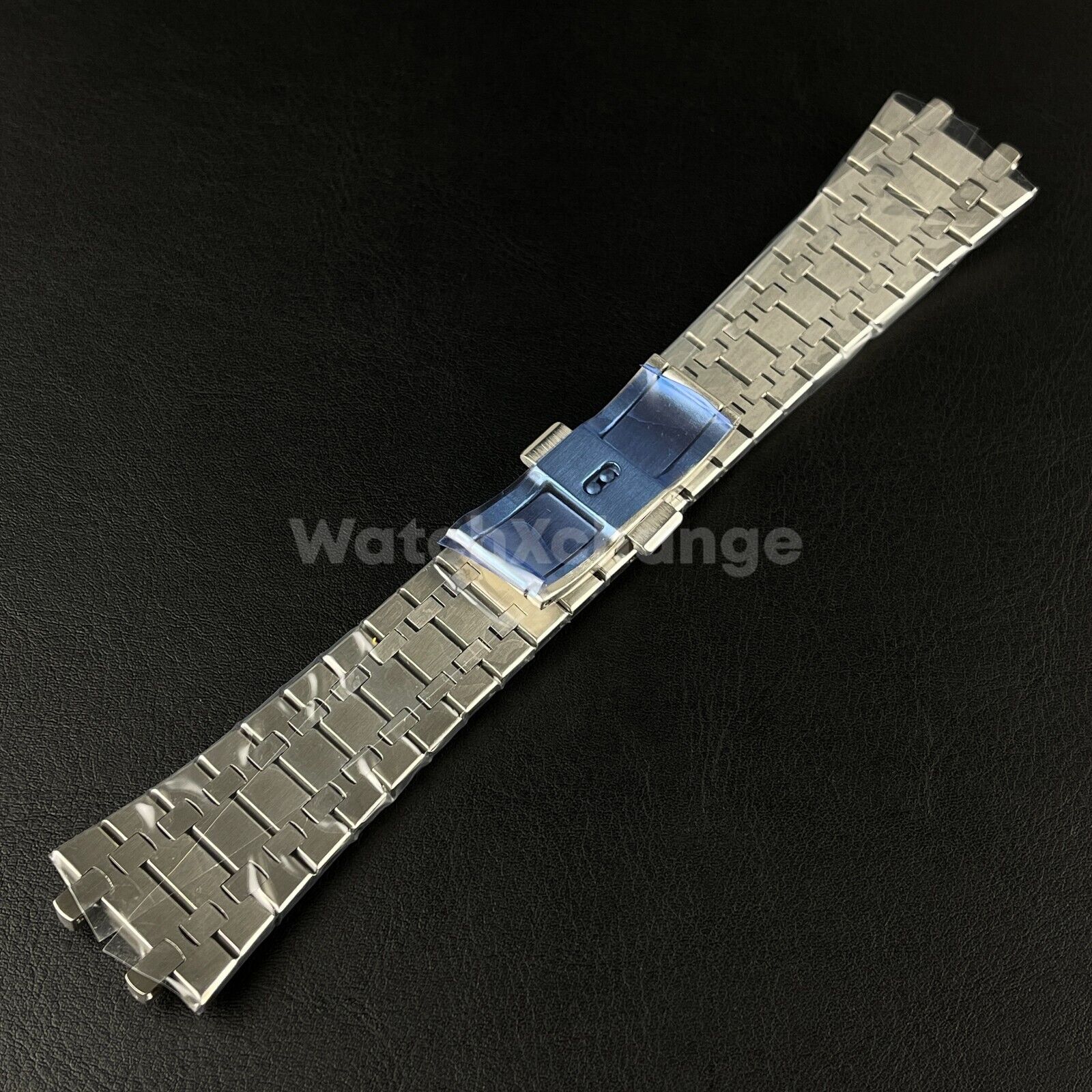 Stainless Steel Octagonal 42mm Automatic Watch Case Bracelet Transparent Back