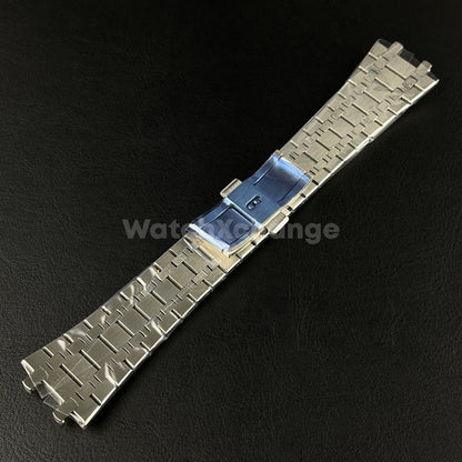 Stainless Steel Octagonal 42mm Automatic Watch Case Bracelet Transparent Back